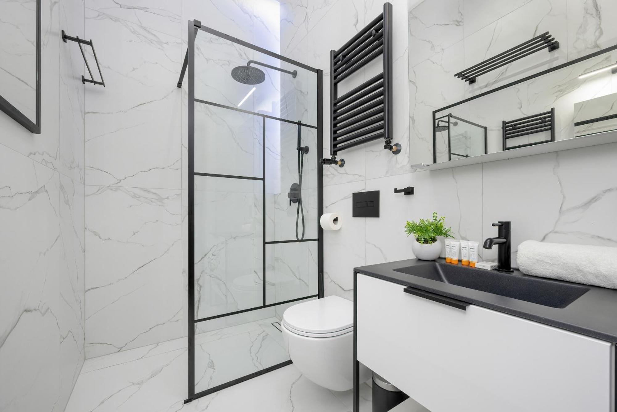 Exclusive Grey And Red Apartment In Warsaw Center By Noclegi Renters Exterior foto