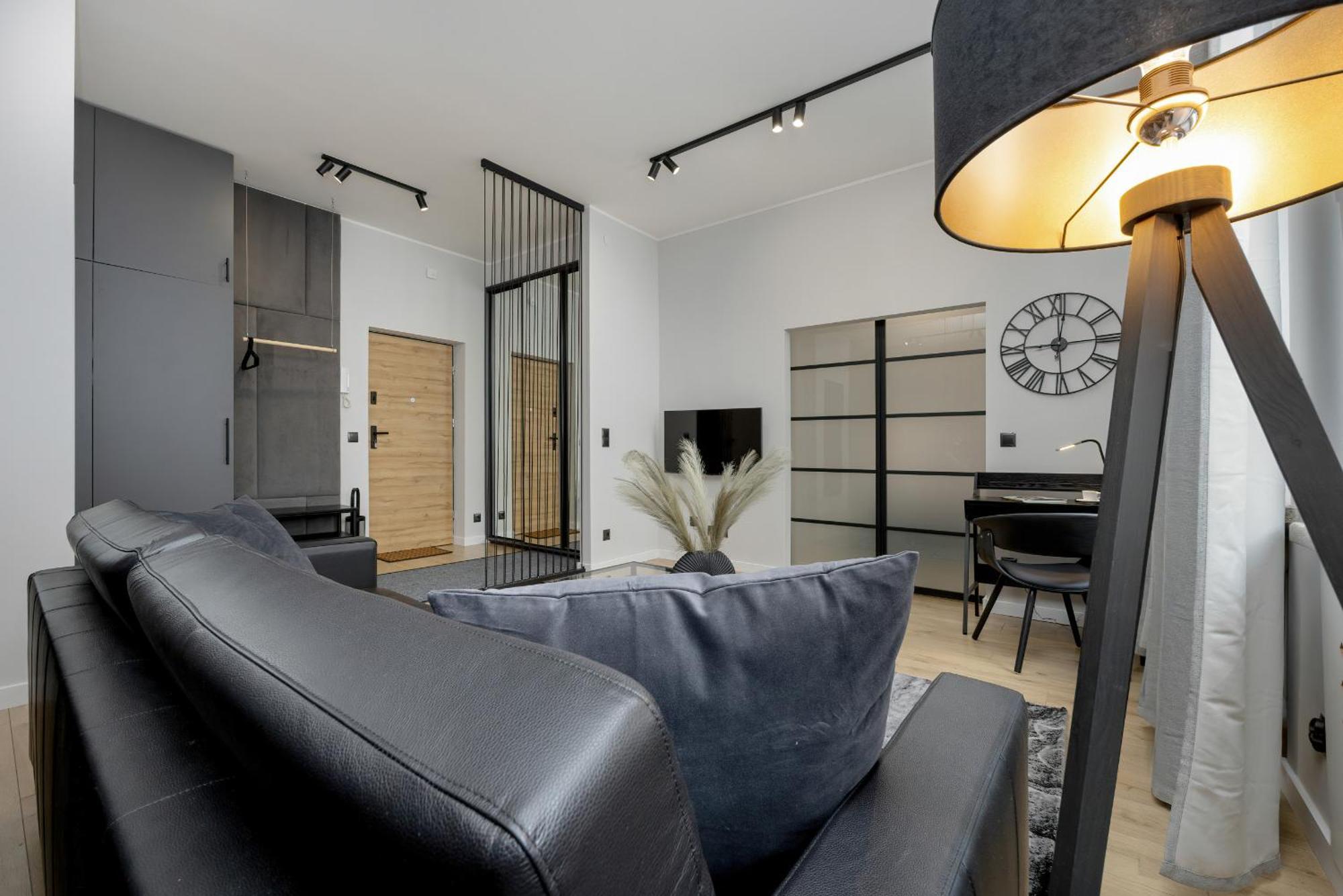 Exclusive Grey And Red Apartment In Warsaw Center By Noclegi Renters Exterior foto